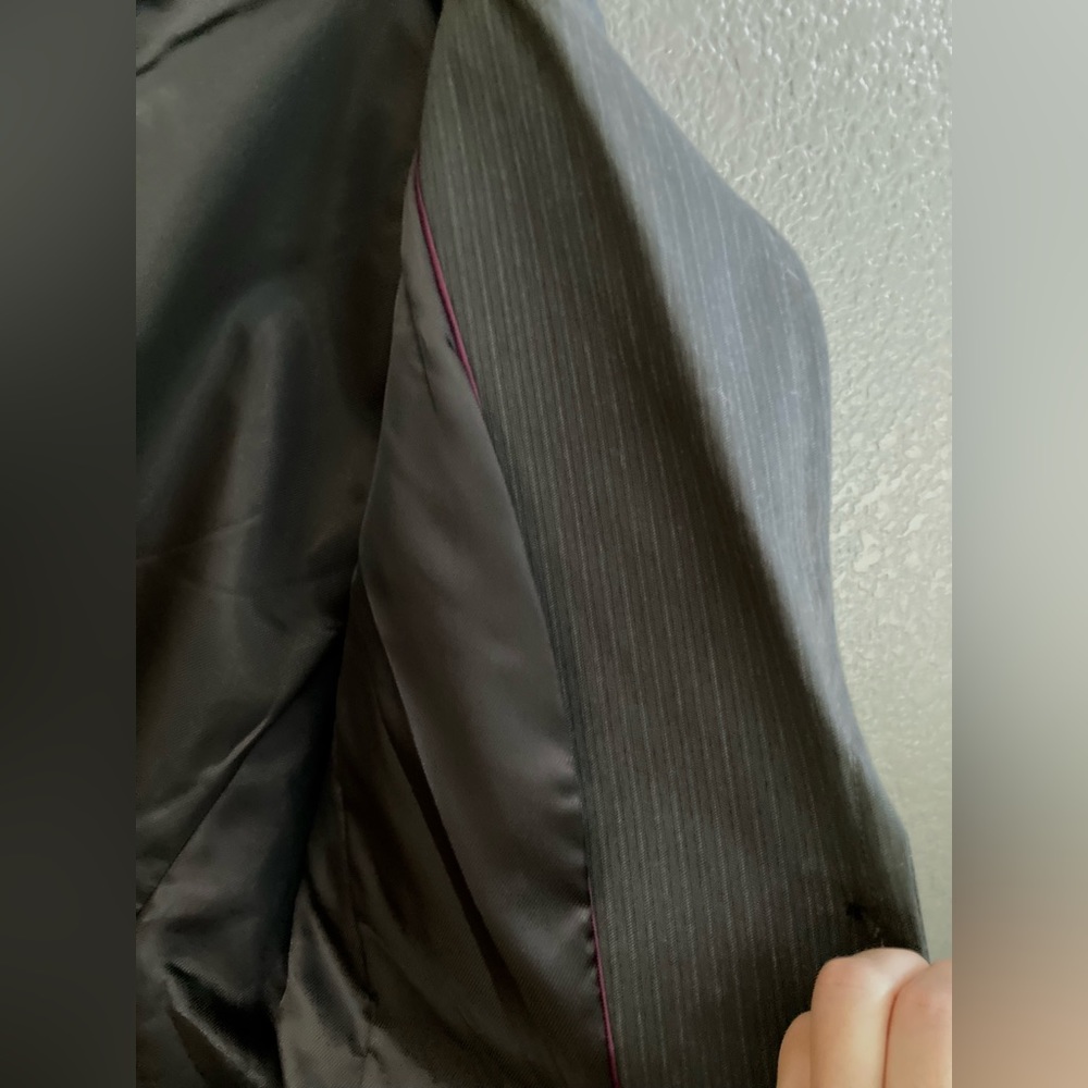 🌷3/$25🌷 GAP Gray Suit Jacket/Blazer with spandex for more tailored fit - Picture 10 of 16